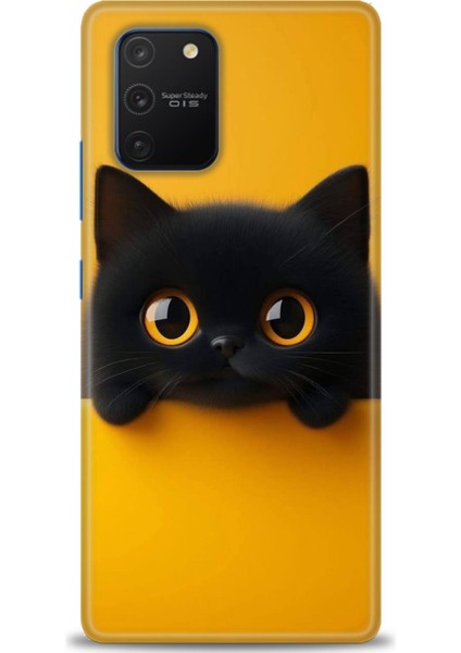 Samsung Galaxy A91 Hd Baskılı Kılıf + Seramik Tam Kaplayan Ekran Koruyucu 64
