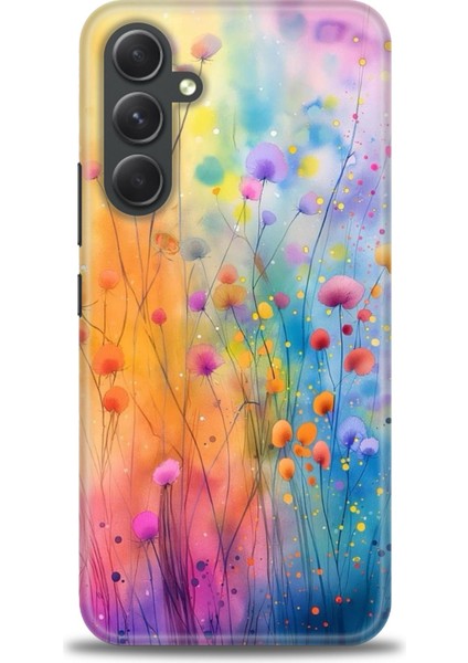 Samsung Galaxy A54 Hd Baskılı Kılıf + Seramik Tam Kaplayan Ekran Koruyucu 413