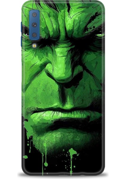 Samsung Galaxy A7 2018 Hd Baskılı Kılıf + Seramik Tam Kaplayan Ekran Koruyucu 94