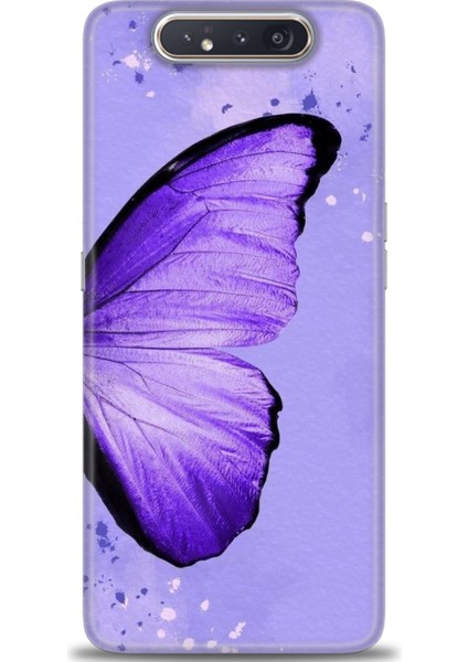 Samsung Galaxy A80 Hd Baskılı Kılıf + Seramik Tam Kaplayan Ekran Koruyucu 299