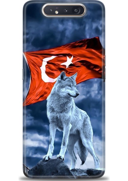 Samsung Galaxy A80 Hd Baskılı Kılıf + Seramik Tam Kaplayan Ekran Koruyucu 36