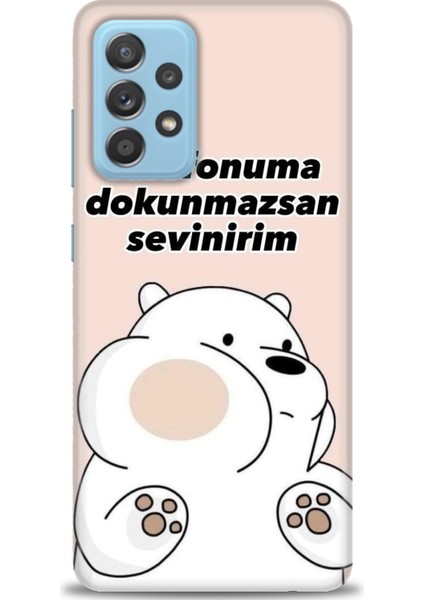 Samsung Galaxy A52S 5g Hd Baskılı Kılıf + Seramik Tam Kaplayan Ekran Koruyucu 158