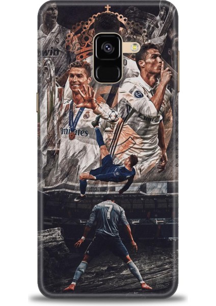 Samsung Galaxy A8 2018 Hd Baskılı Kılıf + Seramik Tam Kaplayan Ekran Koruyucu 10