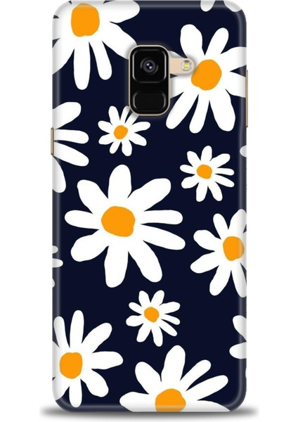 Samsung Galaxy A8 2018 Hd Baskılı Kılıf + Seramik Tam Kaplayan Ekran Koruyucu 139