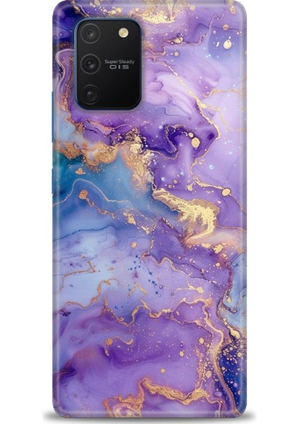 Samsung Galaxy A91 Hd Baskılı Kılıf + Seramik Tam Kaplayan Ekran Koruyucu 311