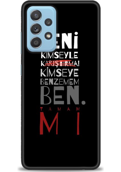Samsung Galaxy A52S 5g Hd Baskılı Kılıf + Seramik Tam Kaplayan Ekran Koruyucu 396