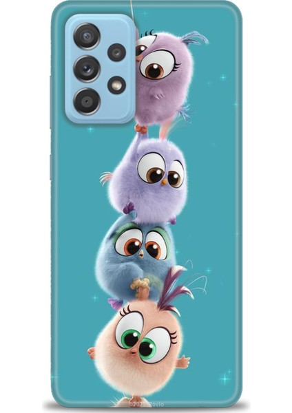 Samsung Galaxy A52S 5g Hd Baskılı Kılıf + Seramik Tam Kaplayan Ekran Koruyucu 368
