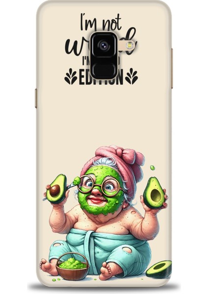 Samsung Galaxy A8 2018 Hd Baskılı Kılıf + Seramik Tam Kaplayan Ekran Koruyucu 43