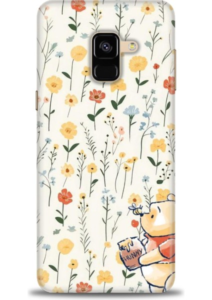 Samsung Galaxy A8 2018 Hd Baskılı Kılıf + Seramik Tam Kaplayan Ekran Koruyucu 56