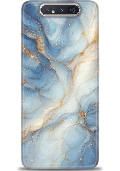 Samsung Galaxy A80 Hd Baskılı Kılıf + Seramik Tam Kaplayan Ekran Koruyucu 318