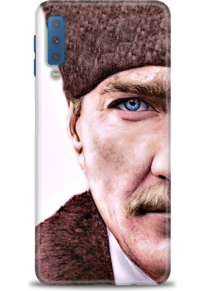 Samsung Galaxy A7 2018 Hd Baskılı Kılıf + Seramik Tam Kaplayan Ekran Koruyucu 29