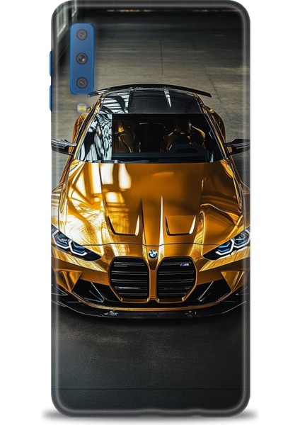 Samsung Galaxy A7 2018 Hd Baskılı Kılıf + Seramik Tam Kaplayan Ekran Koruyucu 489