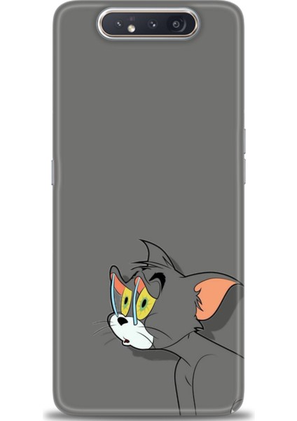 Samsung Galaxy A80 Hd Baskılı Kılıf + Seramik Tam Kaplayan Ekran Koruyucu 408