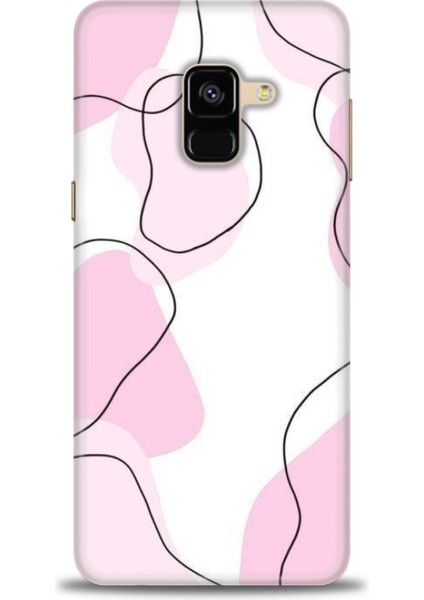 Samsung Galaxy A8 2018 Hd Baskılı Kılıf + Seramik Tam Kaplayan Ekran Koruyucu 171