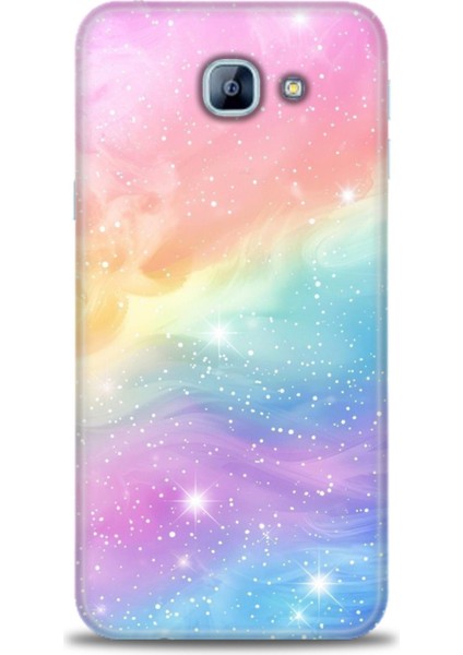 Samsung Galaxy A8 2016 Hd Baskılı Kılıf + Seramik Tam Kaplayan Ekran Koruyucu 422