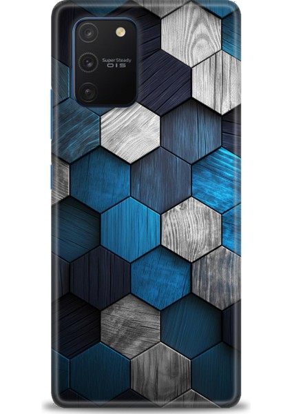 Samsung Galaxy A91 Hd Baskılı Kılıf + Seramik Tam Kaplayan Ekran Koruyucu 323