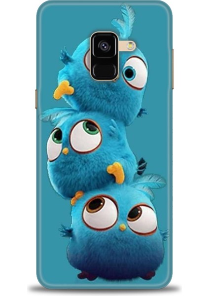 Samsung Galaxy A8 2018 Hd Baskılı Kılıf + Seramik Tam Kaplayan Ekran Koruyucu 365