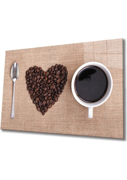 Love Kahve Cam Tablo