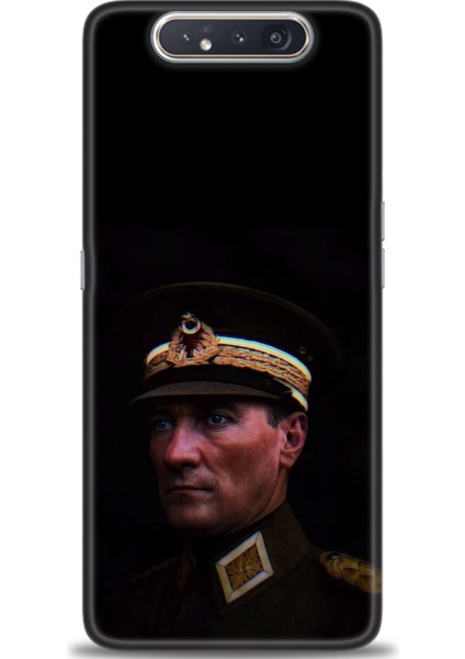 Samsung Galaxy A80 Hd Baskılı Kılıf + Seramik Tam Kaplayan Ekran Koruyucu 21