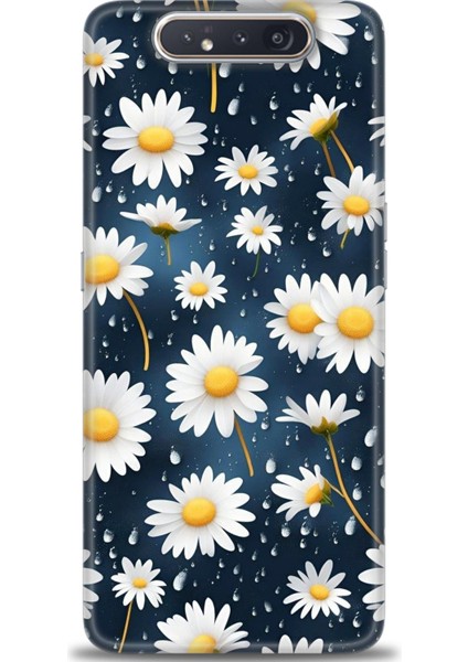 Samsung Galaxy A80 Hd Baskılı Kılıf + Seramik Tam Kaplayan Ekran Koruyucu 132