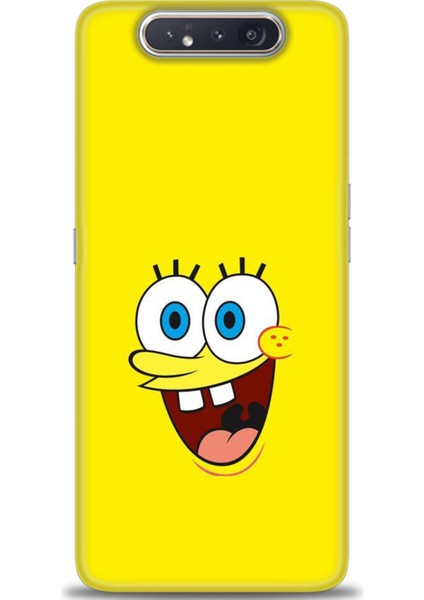 Samsung Galaxy A80 Hd Baskılı Kılıf + Seramik Tam Kaplayan Ekran Koruyucu 451