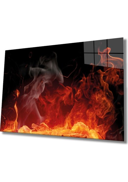 Illüstrasyon Cam Tablo, Ev ve Ofis Duvar Dekoru Hediyelik Büyük Tablo Dayanıklı Cam