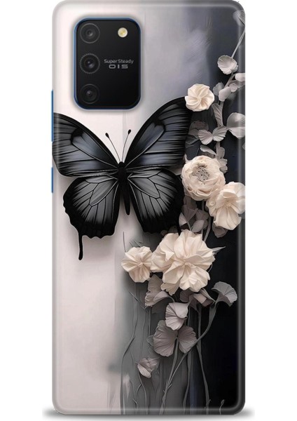 Samsung Galaxy A91 Hd Baskılı Kılıf + Seramik Tam Kaplayan Ekran Koruyucu 148