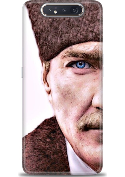 Samsung Galaxy A80 Hd Baskılı Kılıf + Seramik Tam Kaplayan Ekran Koruyucu 29