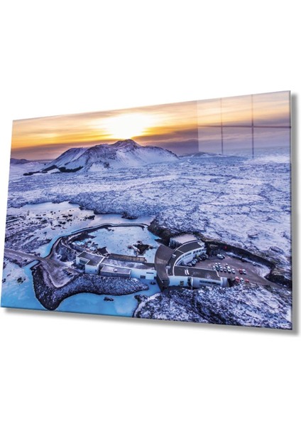 Doğa Manzara Cam Tablo 4mm Dayanıklı Temperli Cam
