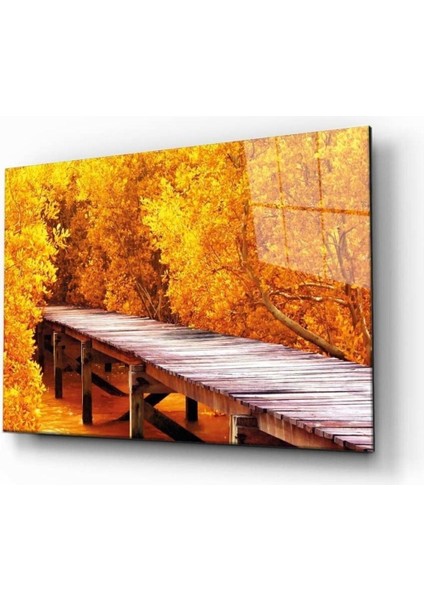 Doğa Manzara Cam Tablo 4mm Dayanıklı Temperli Cam