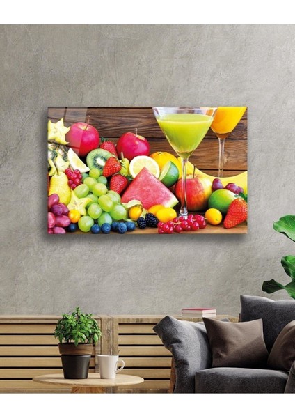 Meyveler Cam Tablo 4mm Dayanıklı Temperli Cam fiyatları