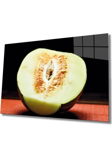 Meyveler Cam Tablo 4mm Dayanıklı Temperli Cam