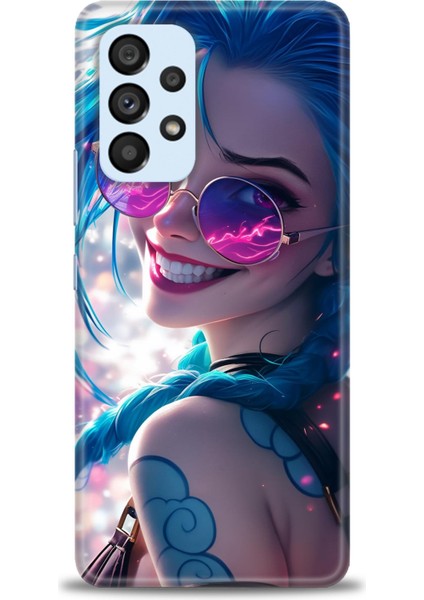 Samsung Galaxy A73 5g Hd Baskılı Kılıf + Seramik Tam Kaplayan Ekran Koruyucu 274