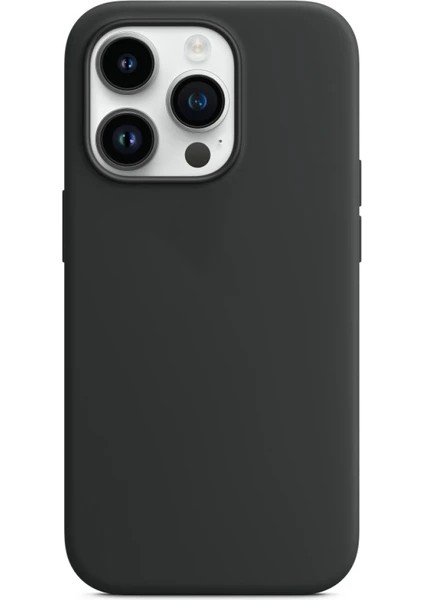 IPhone 14 Promax Kadife Iç Dokulu Silikon Koruyucu Kılıf
