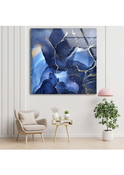 Mermer Desenli Temperli Cam Duvar Tablosu indirimleri