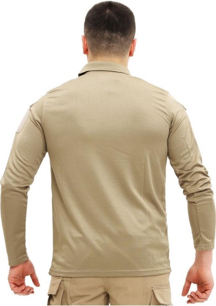 Polo Yaka Uzun Kol Taktik T-Shirt fırsatları