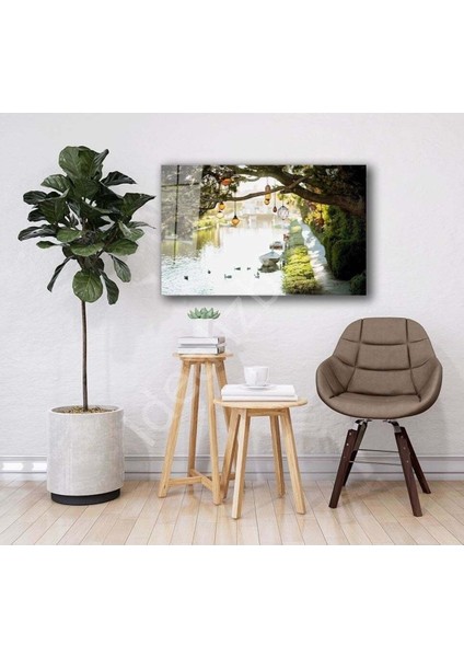 Çiçekdoğa Manzara Cam Tablo 4mm Dayanıklı Temperli Cam