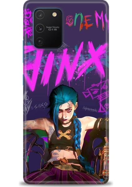 Samsung Galaxy A91 Hd Baskılı Kılıf + Seramik Tam Kaplayan Ekran Koruyucu 275