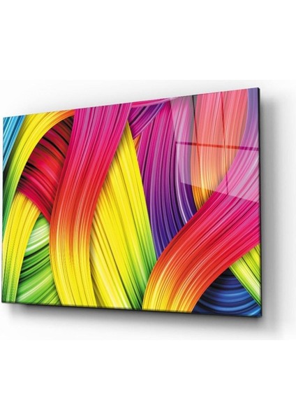 Soyut Cam Tablo 4mm Dayanıklı Temperli Cam