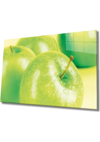 Meyveler Cam Tablo 4mm Dayanıklı Temperli Cam