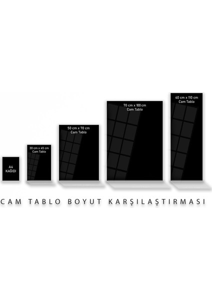 Zenci Kadın Dekoratif Cam Tablo Temperli 4 mm