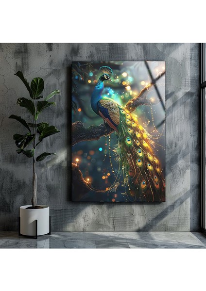 Tavuz Kuşu Cam Tablo , Estetik Duvar Dekoru , Modern Duvar Tablosu , Temperli Cam Duvar Tablosu modelleri