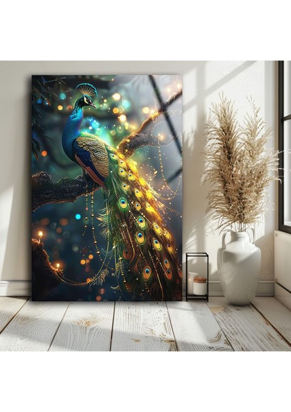 Tavuz Kuşu Cam Tablo , Estetik Duvar Dekoru , Modern Duvar Tablosu , Temperli Cam Duvar Tablosu fırsatları