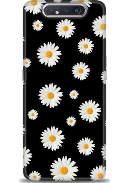 Samsung Galaxy A80 Hd Baskılı Kılıf + Seramik Tam Kaplayan Ekran Koruyucu 135