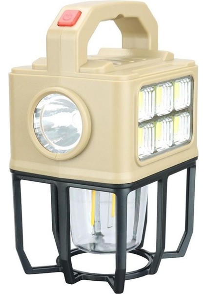 Powermaster PM-26460 3 Modlu Beyaz - Filament Solar Masa - Kamp Lambası - El Feneri