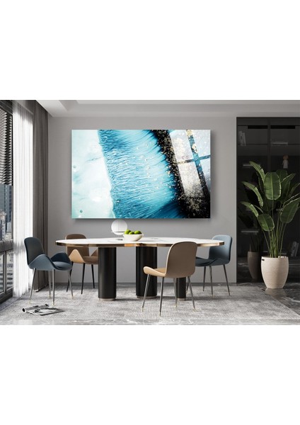 Mavi Su, Deniz Okyanus Cam Tablo, Soyut Cam Tablo, Modern Duvar Dekor, Cam Duvar Tablo fiyatları