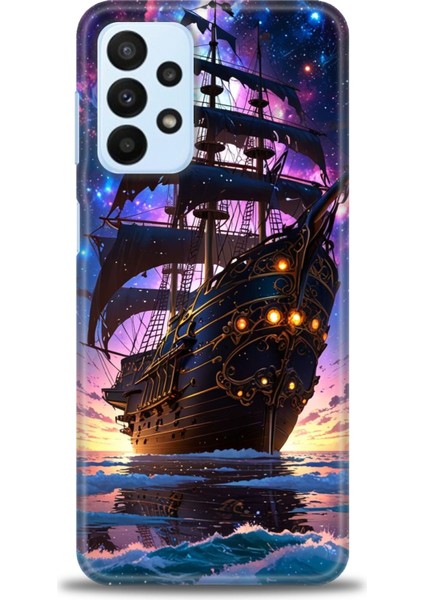 Samsung Galaxy A23 4g Hd Baskılı Kılıf + Seramik Tam Kaplayan Ekran Koruyucu 236