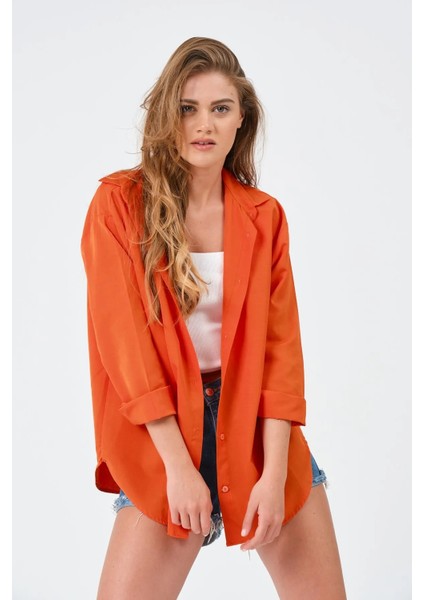 Kadın Oversize Uzun Gömlek modelleri