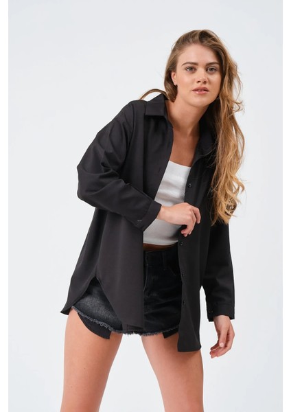 Kadın Oversize Uzun Gömlek fırsatları