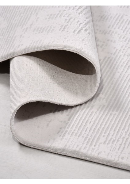 Malina ML03 Gri Yapışmaz Akrilik Sık Dokulu Salon Halısı Antre Mutfak Yatak Odası Halısı